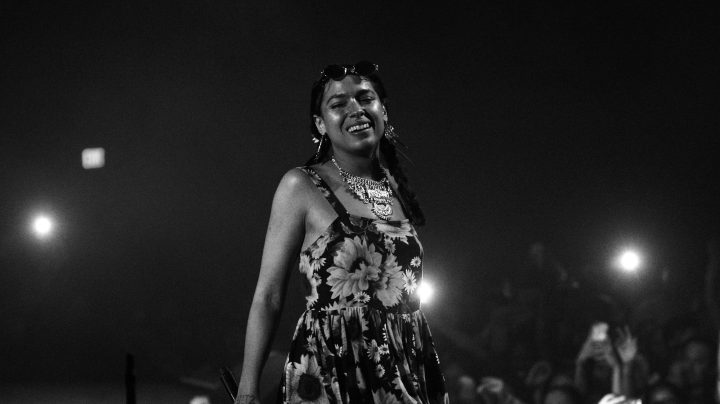 Princess Nokia performs onstage during the 2018 Coachella Valley Music And Arts Festival at the Empire Polo Field on April 22, 2018 in Indio, California. Photo by Rich Fury/Getty Images for Coachella