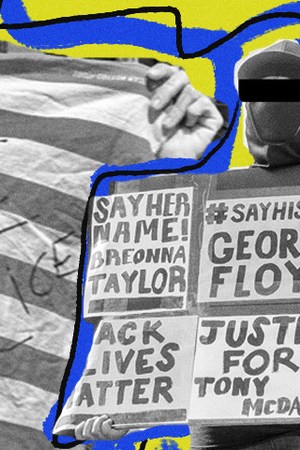 Photo by Geoff Cordner. Art by Stephany Torres for Remezcla.