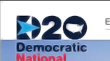 In this screenshot from the DNCC’s livestream of the 2020 Democratic National Convention, actress and activist Eva Longoria addresses the virtual convention on August 17, 2020. Photo by DNCC via Getty Images