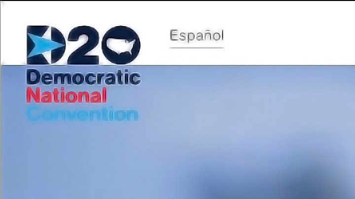 In this screenshot from the DNCC’s livestream of the 2020 Democratic National Convention, actress and activist Eva Longoria addresses the virtual convention on August 17, 2020. Photo by DNCC via Getty Images