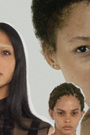 Portraits via Vogue Italia. Art by Stephany Torres for Remezcla