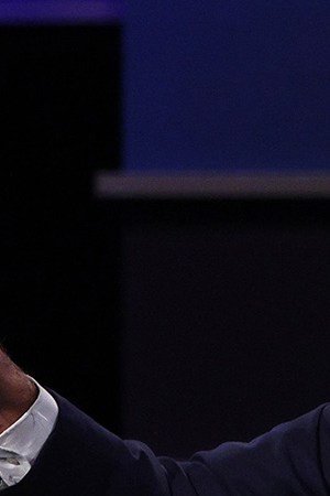 Democratic presidential nominee Joe Biden participates in the first presidential debate against U.S. President Donald Trump at the Health Education Campus of Case Western Reserve University on September 29, 2020 in Cleveland, Ohio. Photo by Scott Olson/Getty Images