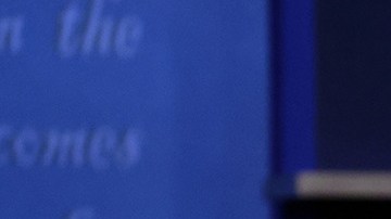President Donald Trump participates in the first presidential debate against Democratic presidential nominee Joe Biden at the Health Education Campus of Case Western Reserve University on September 29, 2020 in Cleveland, Ohio. Photo by Scott Olson/Getty Images