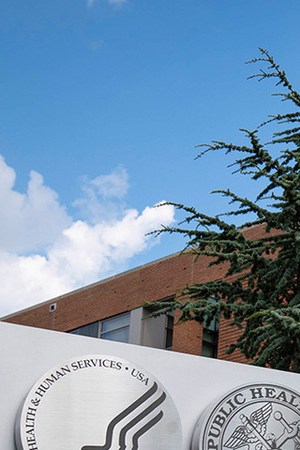 A sign for the Food And Drug Administration is seen outside of the headquarters on July 20, 2020 in White Oak, Maryland. Photo by Sarah Silbiger/Getty Images