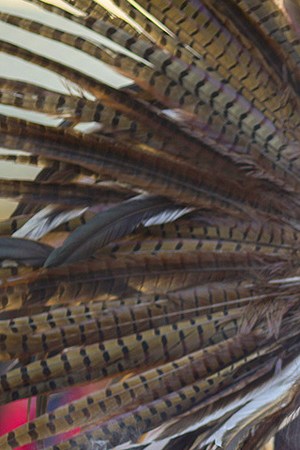 A student of Anahuacalmecac International University Preparatory of North America school for indigenous students holds incense during an event celebrating Indigenous Peoples Day in the Hollywood area on October 8, 2017 of Los Angeles, California. Photo by David McNew/Getty Images.