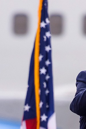 President Donald Trump makes remarks about the media during a Make America Great Again rally at the Pitt-Greenville Airport on October 15, 2020 in Greenville, North Carolina. Photo by Melissa Sue Gerrits/Getty Images