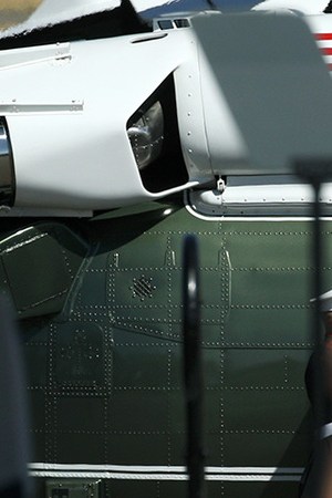U.S. President Donald Trump arrives at a Make America Great Again campaign rally on October 19, 2020 in Prescott, Arizona. Photo by Caitlin O'Hara/Getty Images