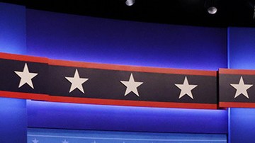 Democratic vice presidential nominee Sen. Kamala Harris (D-CA) and U.S. Vice President Mike Pence participate in the vice presidential debate moderated by Washington Bureau Chief for USA Today Susan Page (C) at the University of Utah on October 7, 2020 in Salt Lake City, Utah. Photo by Alex Wong/Getty Images