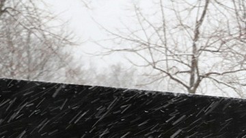 A U.S. Park Service worker spreads salt along walk way at the Vietnam War Memorial, on February 20, 2019 in Washington, DC. Photo by Mark Wilson/Getty Images
