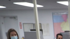 Workers at the Miami-Dade County Elections Department work on tabulating the Vote by Mail ballots that have been returned for the general election on October 30, 2020 in Doral, Florida. Photo by Joe Raedle/Getty Images