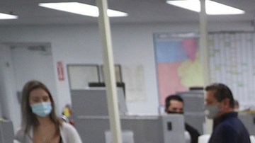 Workers at the Miami-Dade County Elections Department work on tabulating the Vote by Mail ballots that have been returned for the general election on October 30, 2020 in Doral, Florida. Photo by Joe Raedle/Getty Images