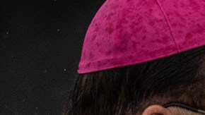 Caption: Pope Francis is bade farewell by senior Catholic clergy as he prepares to board his plane before leaving Japan on the final day of his four day visit, on November 26, 2019 in Tokyo, Japan. Photo by Carl Court/Getty Images