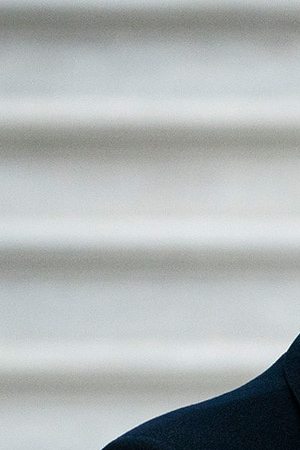 U.S. President Donald Trump gives a thumbs up as he departs on the South Lawn of the White House, on December 12, 2020 in Washington, DC. Photo by Al Drago/Getty Images