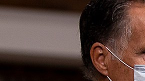 Sen. Mitt Romney (R-UT), US Rep. Abigail Spanberger (D-VA) and US Rep. Dean Phillips (D-MN) alongside a bipartisan group of Democrat and Republican members of Congress as they announce a proposal for a Covid-19 relief bill on Capitol Hill on December 01, 2020 in Washington, DC. Photo by Tasos Katopodis/Getty Images