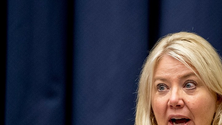 Rep. Debbie Lesko, (R-AZ), speaks as Federal Emergency Management Agency Administrator Peter Gaynor testifies before a House Committee on Homeland Security meeting on Capitol Hill, July 22, 2020 in Washington, DC. Photo by Andrew Harnik-Pool/Getty Image.