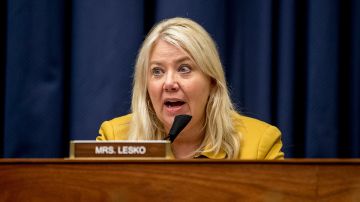 Rep. Debbie Lesko, (R-AZ), speaks as Federal Emergency Management Agency Administrator Peter Gaynor testifies before a House Committee on Homeland Security meeting on Capitol Hill, July 22, 2020 in Washington, DC. Photo by Andrew Harnik-Pool/Getty Image.