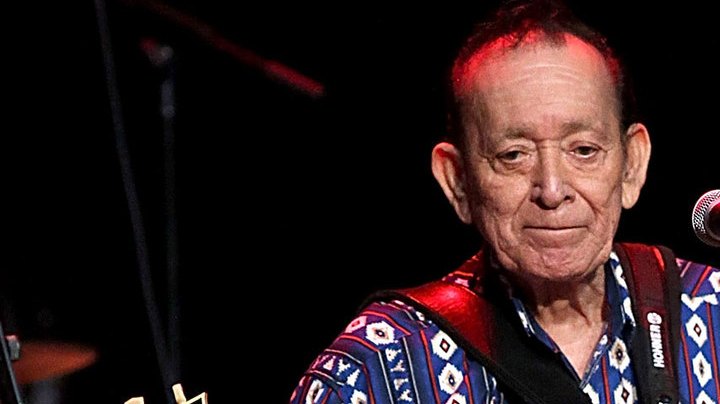 Flaco Jimenez performs during the 2015 Austin City Limits Hall of Fame Induction and Concert at ACL Live on June 18, 2015 in Austin, Texas. Photo by Gary Miller/Getty Images