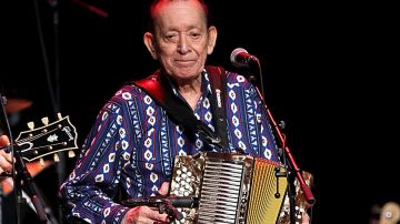 Flaco Jimenez performs during the 2015 Austin City Limits Hall of Fame Induction and Concert at ACL Live on June 18, 2015 in Austin, Texas. Photo by Gary Miller/Getty Images