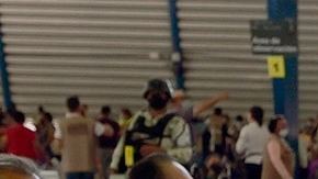 A nurse gives a shot of the Russian Sputnik V vaccine against COVID-19 at Sports Palace in Mexico City, on February 28, 2021. (Photo by ALFREDO ESTRELLA / AFP) Photo by ALFREDO ESTRELLA/AFP via Getty Images