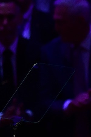 Kobe Bryant's wife Vanessa Bryant speaks during the "Celebration of Life for Kobe and Gianna Bryant" service at Staples Center in Downtown Los Angeles on February 24, 2020. Photo by FREDERIC J. BROWN/AFP via Getty Images