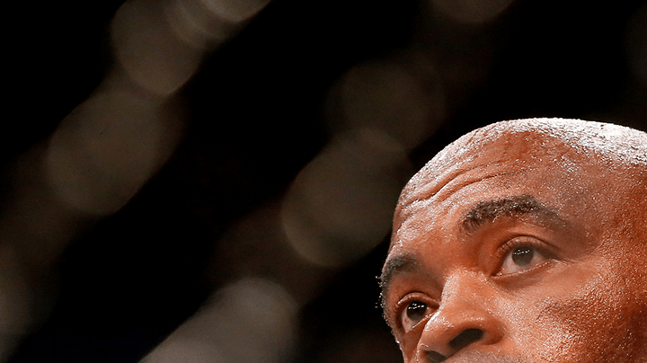Anderson Silva of Brazil prepares to fight Jared Cannonier of USA in their middleweight bout during the UFC 237 event at Jeunesse Arena on May 11, 2019 in Rio de Janeiro, Brazil. Photo by Alexandre Schneider/Getty Images