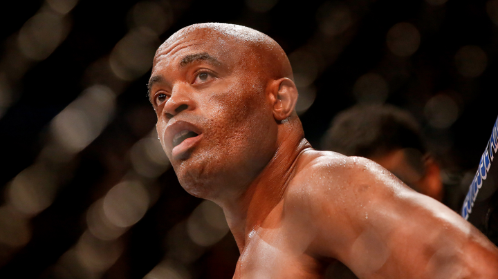 Anderson Silva of Brazil prepares to fight Jared Cannonier of USA in their middleweight bout during the UFC 237 event at Jeunesse Arena on May 11, 2019 in Rio de Janeiro, Brazil. Photo by Alexandre Schneider/Getty Images