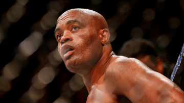 Anderson Silva of Brazil prepares to fight Jared Cannonier of USA in their middleweight bout during the UFC 237 event at Jeunesse Arena on May 11, 2019 in Rio de Janeiro, Brazil. Photo by Alexandre Schneider/Getty Images