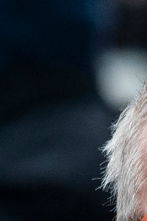 A protestor wearing panties instead of a face protection mask takes part in a demonstration in Berlin, on April, 13, 2021, as anti-lockdown critics and so-called 'Querdenker' gathered outside the German parliament, amid the coronavirus (Covid-19) pandemic. Photo by JOHN MACDOUGALL/AFP via Getty Images