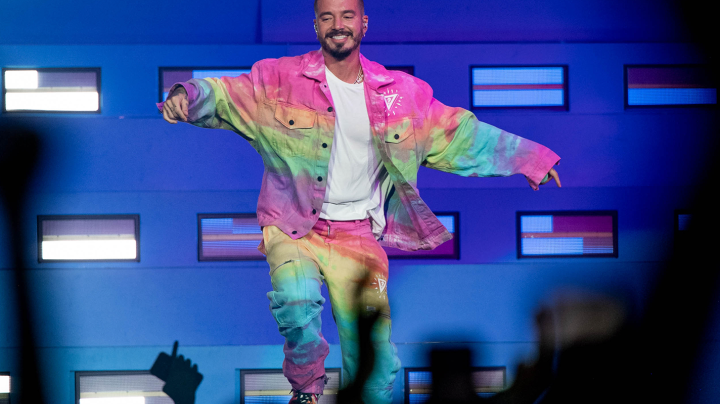 J Balvin performs onstage at Staples Center on October 26, 2019 in Los Angeles, California. Photo by Emma McIntyre/Getty Images