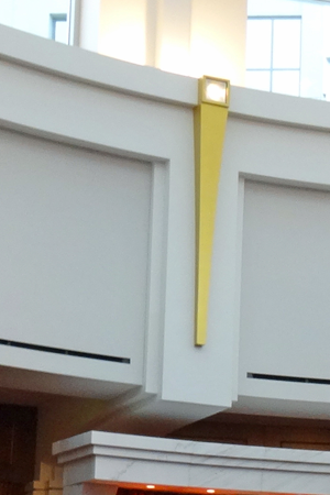 The Colorado Supreme Court courtroom, located on the fourth floor of the Ralph L. Carr Colorado Judicial Center, located at 2 East 14th Avenue in Denver, Colorado. Photo by Jeffrey Beall/Wikimedia Commons