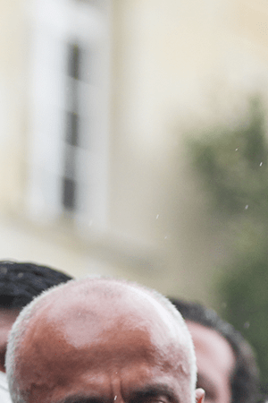 Members of the National Strike Committee are seen after the not successful meeting with the Colombian President, Ivan Duque Marquez at the Palace of NariÃ±o in Bogota, Colombia on May 10, 2021. Photo by Juancho Torres/Anadolu Agency via Getty Images