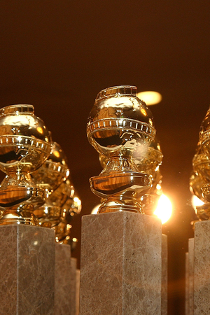The new 2009 Golden Globe statuettes are on display during an unveiling by the Hollywood Foreign Press Association at the Beverly Hilton Hotel on January 6, 2009 in Beverly Hills, California. The 66th annual Golden Globe Awards are scheduled for January 11. Photo by Alberto E. Rodriguez/WireImage