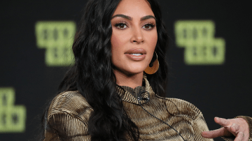 Kim Kardashian West of 'The Justice Project' speaks onstage during the 2020 Winter TCA Tour Day 12 at The Langham Huntington, Pasadena on January 18, 2020 in Pasadena, California. Photo by David Livingston/Getty Images