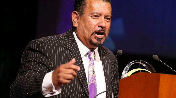 PepsiCo executive Richard Montanez accepts the Inspiration Award onstage at the '2014 Latinos De Hoy Awards' presented by Hoy & Los Angeles Times at Los Angeles Times Chandler Auditorium on October 11, 2014 in Los Angeles, California. Photo by Imeh Akpanudosen/Getty Images for Los Angeles Times