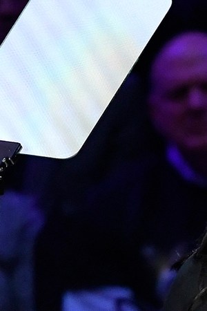 Vanessa Bryant speaks during The Celebration of Life for Kobe & Gianna Bryant at Staples Center on February 24, 2020 in Los Angeles, California. Photo by Kevork Djansezian/Getty Images