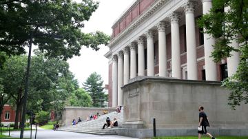 CAMBRIDGE, MASSACHUSETTS - JULY 08: A view of Harvard Yard on the campus of Harvard University on July 08, 2020 in Cambridge, Massachusetts. Harvard and Massachusetts Institute of Technology have sued the Trump administration for its decision to strip international college students of their visas if all of their courses are held online. (Photo by Maddie Meyer/Getty Images)