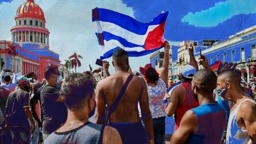 Photo by YAMIL LAGE / AFP. Art by Stephany Torres for Remezcla