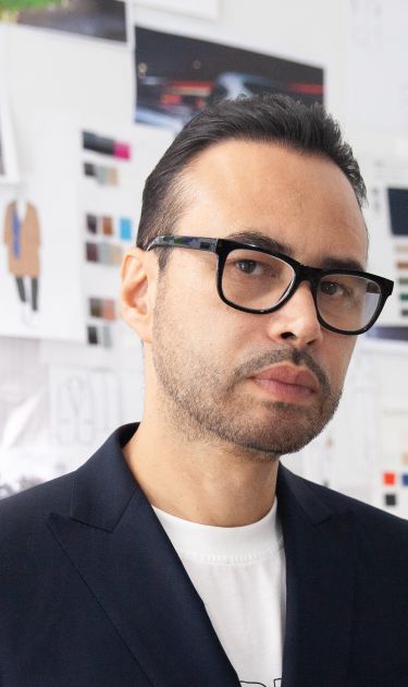 Designer Carlos Campos. Photo by Itzel Alejandra Martinez for Remezcla