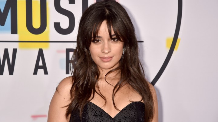 LOS ANGELES, CA - OCTOBER 09:  Camila Cabello attends the 2018 American Music Awards at Microsoft Theater on October 9, 2018 in Los Angeles, California.  (Photo by Jeff Kravitz/FilmMagic)