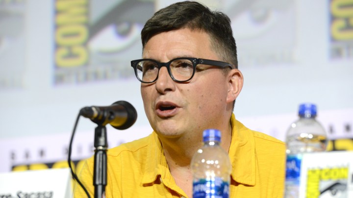 SAN DIEGO, CALIFORNIA - JULY 21: Roberto Aguirre-Sacasa speaks at the "Riverdale" Special Video Presentation and Q&A during 2019 Comic-Con International at San Diego Convention Center on July 21, 2019 in San Diego, California. (Photo by Albert L. Ortega/Getty Images)
