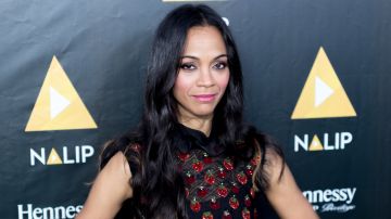 Zoe Saldaña arrives for the NALIP 2017 Latino Media Awards at The Ray Dolby Ballroom at Hollywood & Highland Center.
