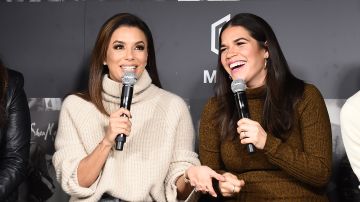 Eva Longoria, America Ferrera and Charles King speak during MACRO Lodge Presents Netflix GENTEFIED Panel With Eva Longoria on January 25, 2020 in Park City, Utah.