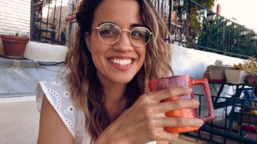 Natalie Morales in Language Lessons.
