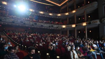 TORONTO, ONTARIO - SEPTEMBER 10: A general view of the audience during Netflix's 'Power Of The Dog' screening during the Toronto International Film Festival at the Princess of Wales Theatre on September 10, 2021 in Toronto, Ontario.
