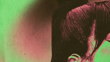 Kali Uchis performs on stage during Rolling Loud at Hard Rock Stadium on July 24, 2021 in Miami Gardens, Florida. Photo by Rich Fury/Getty Images. Art by Stephany Torres for Remezcla