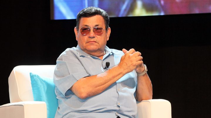 SAN ANTONIO, TX - SEPTEMBER 01: Abraham Quintanilla speaks onstage during the "Selena's Legacy, Fotos y Recuerdos: A Conversation with the Quintanilla Family" during People En Espanol's Festival 2012 held at Henry B. Gonzalez Convention Center on September 1, 2012 in San Antonio, Texas.