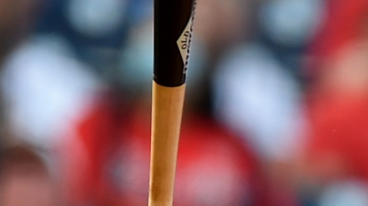 WASHINGTON, DC - OCTOBER 03: Juan Soto #22 of the Washington Nationals bats against the Boston Red Sox at Nationals Park on October 03, 2021 in Washington, DC.