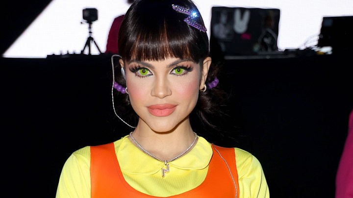 ORLANDO, FLORIDA - OCTOBER 16: Natti Natasha attends the 2021 iHeartRadio Fiesta Latina at the Amway Center on October 16, 2021 in Orlando, Florida.