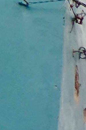 Celebration banner in streets of Old San Juan Puerto Rico