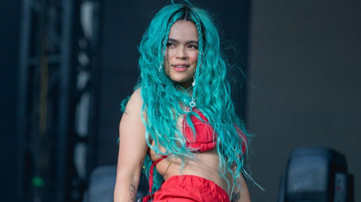 Karol G_AUSTIN, TEXAS - OCTOBER 10: Singer-songwriter Karol G performs onstage during weekend two, day three of Austin City Limits Music Festival at Zilker Park on October 10, 2021 in Austin, Texas.